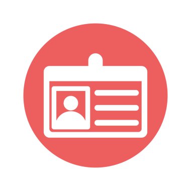 Kolayca düzenleyebilen ya da düzenleyebilen bir kartvizit vektörü simgesi