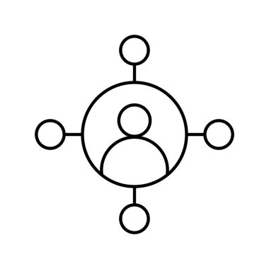 Kolayca düzenleyebilen ve düzenleyebilen müşteri odaklı Vektör simgesi