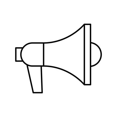 Kolayca değiştirebilen veya düzenleyebilen Bullhorn Vektör simgesi