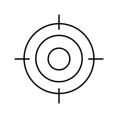 Reklamcılık kolayca düzenleyebilen veya düzenleyebilen Vektör simgesini hedefler
