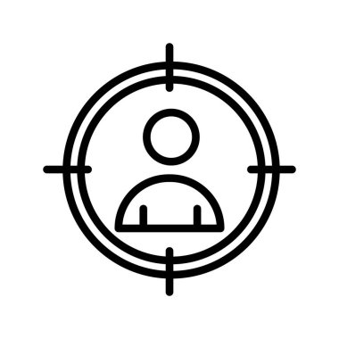 Kolayca düzenleyebilen ve düzenleyebilen müşteri odaklı Vektör simgesi