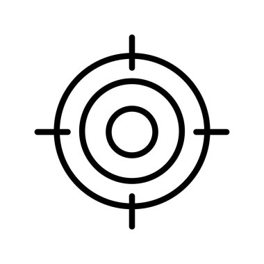 Reklamcılık kolayca düzenleyebilen veya düzenleyebilen Vektör simgesini hedefler