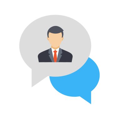 Kalp konuşma kabarcığı Renk Vektörü Simgesi Kolayca düzenleyebilen