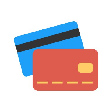 Kolayca düzenleyebilen ya da düzenleyebilen Atm kart Renk Vektörü Simgesi