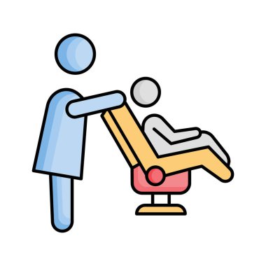 Kolayca düzenleyebilen ve değiştirebilen vücut tedavisi izole edilmiş Vektör simgesi