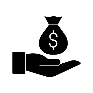 Kolayca değiştirebilen veya düzenleyebilen Nakit İzole Vektör simgesi