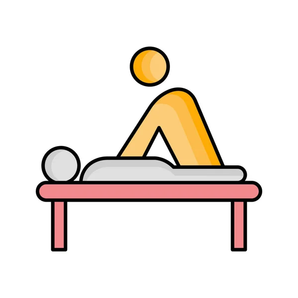 Body Massage Isolated Vector Icon Which Can Easily Modify Edit — Stock Vector