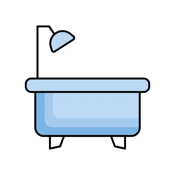 Fürdőkád Elszigetelt Vektor Ikon Amely Könnyen Módosítható Vagy Szerkeszthető — Stock Vector