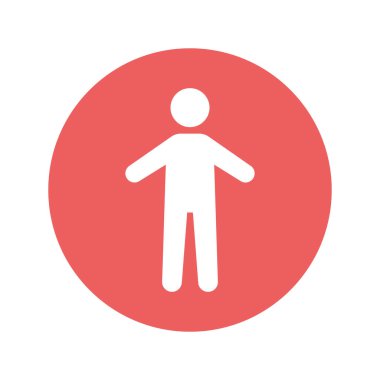 Akupunktur izole edilmiş vektör simgesi kolayca düzenleyebilir ya da değiştirebilir