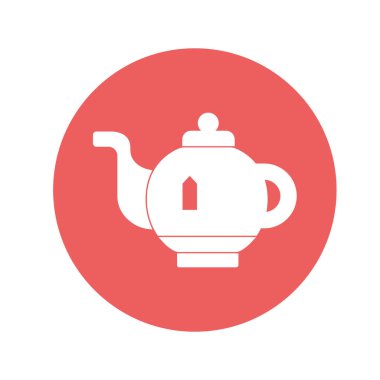 Bitki çayı izole edilmiş Vektör simgesi kolayca değiştirilebilir ya da düzenlenebilir