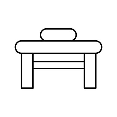 Masaj hizmetleri kolayca düzenleyebilen ve düzenleyebilen izole edilmiş Vektör simgesi