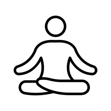 Asanas izole Vektör simgesi kolayca düzenleyebilir ya da değiştirebilir