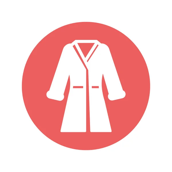 Bathrobe Isolated Vector Icon Which Can Easily Modify Edit — Stock Vector