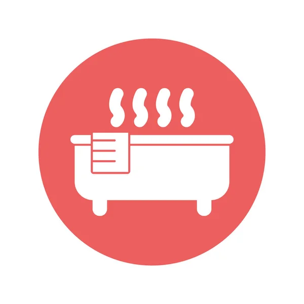 Hot Bath Isolated Vector Icon Which Can Easily Modify Edit — Stock Vector