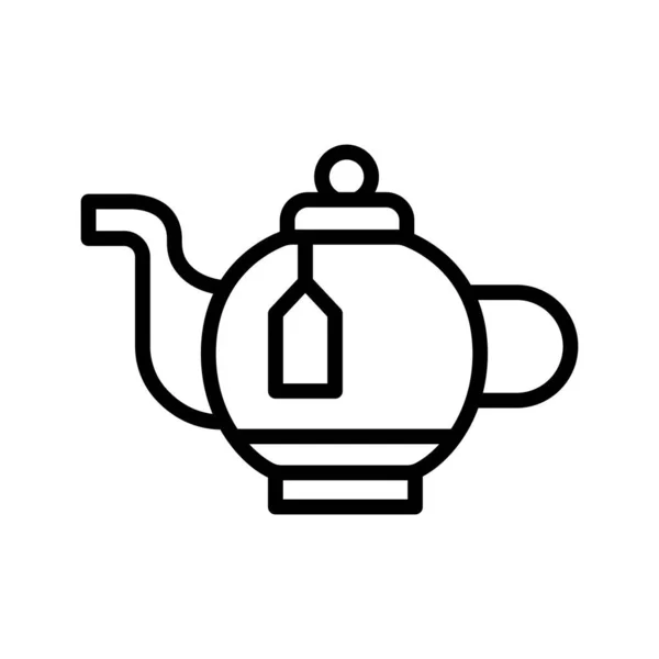 Φυτικό Τσάι Μεμονωμένο Εικονίδιο Διάνυσμα Που Μπορεί Εύκολα Τροποποιήσει Επεξεργαστεί — Διανυσματικό Αρχείο