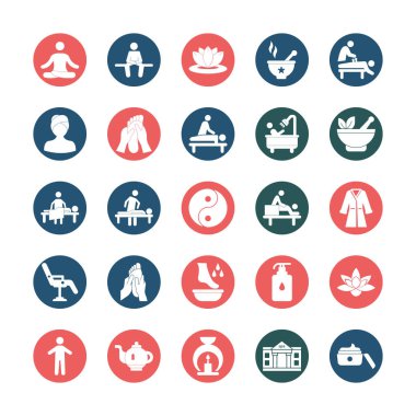 Kolayca değiştirebilen ya da düzenleyebilen izole edilmiş Vektör simgesine masaj yap