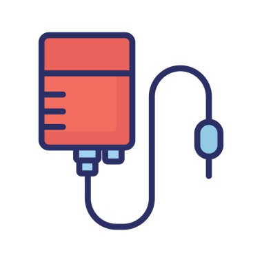 Kolayca değiştirebilen ya da düzenleyebilen İnfüzyon İzole Vektör simgesi