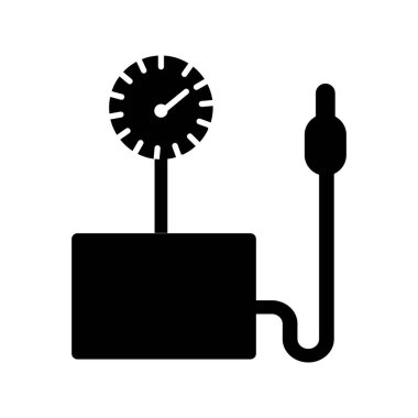 Kan basıncı izole edilmiş vektör simgesi kolayca değiştirilebilir ya da düzenlenebilir