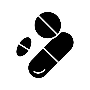 Tıbbi tedavi izole edilmiş vektör simgesi kolayca değiştirilebilir ya da düzenlenebilir