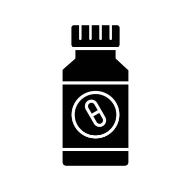 Bitkisel ilaç izole edilmiş Vektör simgesi kolayca değiştirilebilir ya da düzenlenebilir