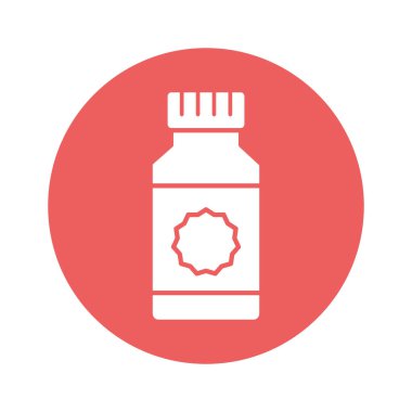 Bitkisel ilaç izole edilmiş Vektör simgesi kolayca değiştirilebilir ya da düzenlenebilir