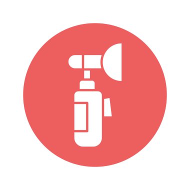 Dişleri fırçalayarak izole edilmiş vektör simgesi kolayca değiştirilebilir ya da düzenlenebilir