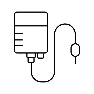 Kolayca değiştirebilen ya da düzenleyebilen İnfüzyon İzole Vektör simgesi