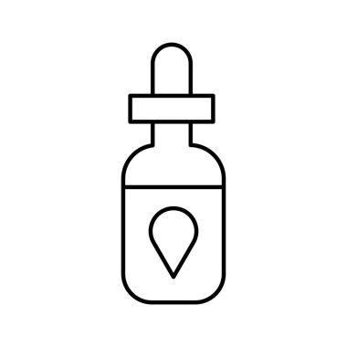 Ayurvedic, kolayca düzenleyebilen veya değiştirebilen izole edilmiş Vektör simgesini bırak