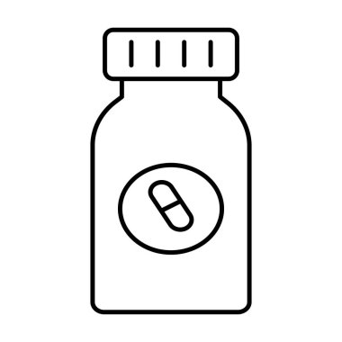 Antibiyotik İzole Vektör simgesi Kolayca değiştirilebilir veya düzenlenebilir