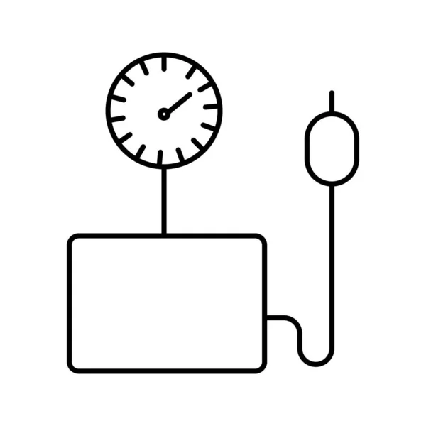 Pressione Sanguigna Isolato Icona Vettoriale Che Può Facilmente Modificare Modificare — Vettoriale Stock