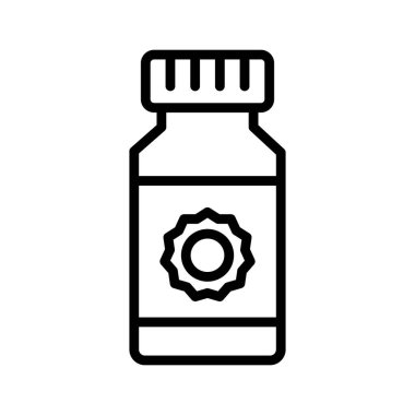 Bitkisel ilaç izole edilmiş Vektör simgesi kolayca değiştirilebilir ya da düzenlenebilir