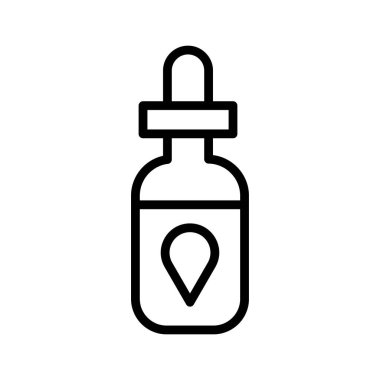 Ayurvedic, kolayca düzenleyebilen veya değiştirebilen izole edilmiş Vektör simgesini bırak