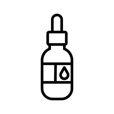 Göz bakımı izole edilmiş vektör simgesi kolayca düzenlenebilir ya da değiştirilebilir