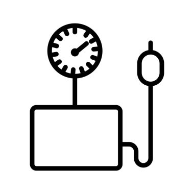 Kan basıncı izole edilmiş vektör simgesi kolayca değiştirilebilir ya da düzenlenebilir