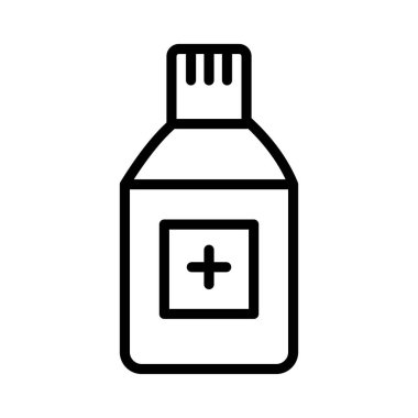 Antibiyotik İzole Vektör simgesi Kolayca değiştirilebilir veya düzenlenebilir