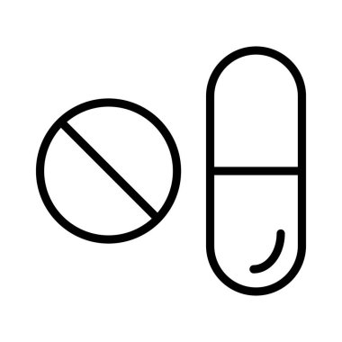 Tıbbi tedavi izole edilmiş vektör simgesi kolayca değiştirilebilir ya da düzenlenebilir
