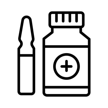 Antibiyotik İzole Vektör simgesi Kolayca değiştirilebilir veya düzenlenebilir