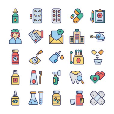 Tıbbi İzole Vektör simgesi kolayca düzenleyebilir ya da değiştirebilir