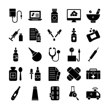 Tıbbi İzole Vektör simgesi kolayca düzenleyebilir ya da değiştirebilir