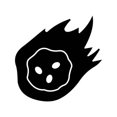 Kolayca düzenleyebilen veya düzenleyebilen Asteroid Vektör simgesi