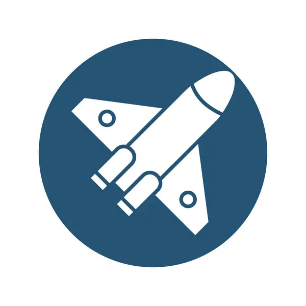 Missile Vector Icon Which Can Easily Modify Edit — Stock Vector