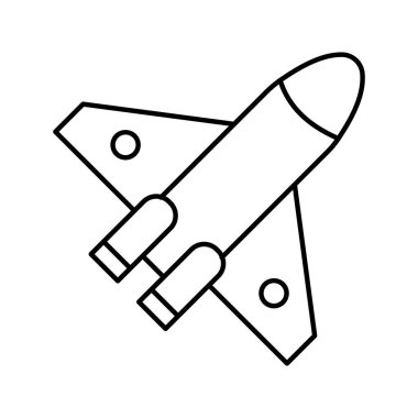 Kolayca düzenleyebilen ve düzenleyebilen Füze Vektörü simgesi