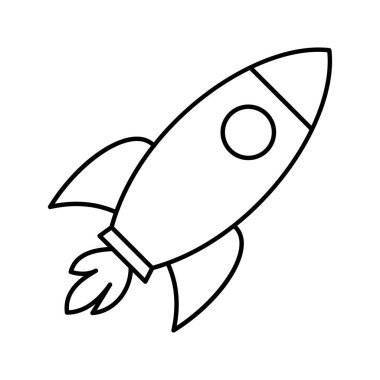 Kolayca düzenleyebilen ve düzenleyebilen Füze Vektörü simgesi