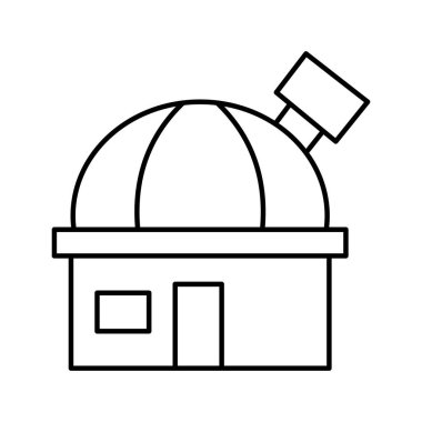 Kolayca düzenleyebilen veya düzenleyebilen Astronomik Gözlemevi Vektör simgesi