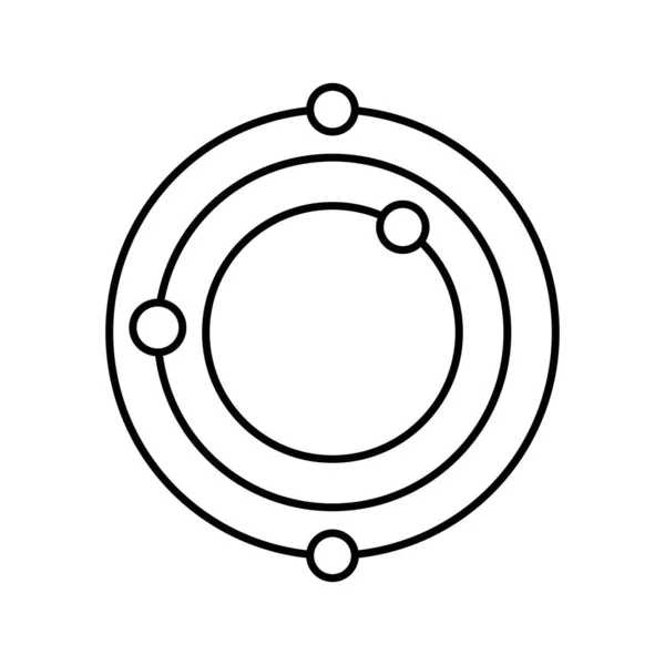 Copernican系统 可以轻松修改或编辑的向量图标 — 图库矢量图片