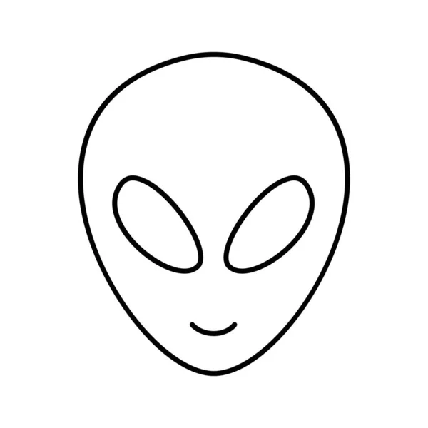 Alien Vector Icon Das Leicht Geändert Oder Bearbeitet Werden Kann — Stockvektor