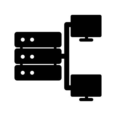 Kolayca düzenleyebilen veya düzenleyebilen Veri sunucu simgesi