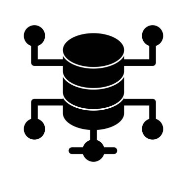 Kolayca düzenleyebilen veya düzenleyebilen Veri sunucu simgesi