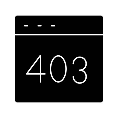      404 web sitesi Vektör simgesi kolayca düzenlenebilir ya da düzenlenebilir
