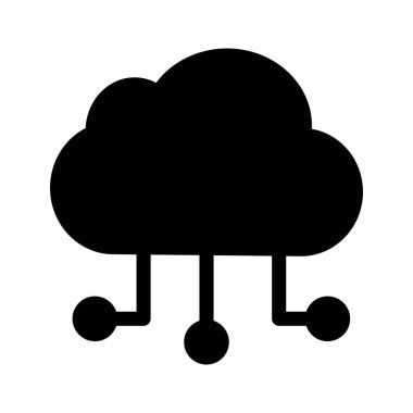 Kolayca değiştirebilen ya da düzenleyebilen Bulut Vektörü simgesi